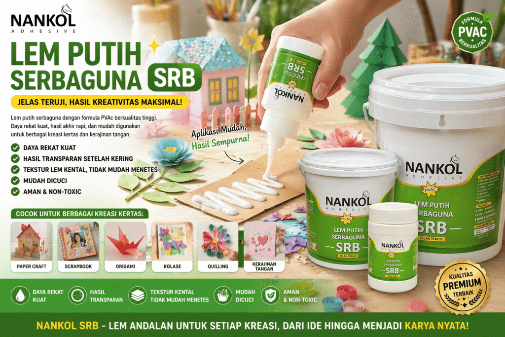 Lem Putih PVAc Nankol SRB