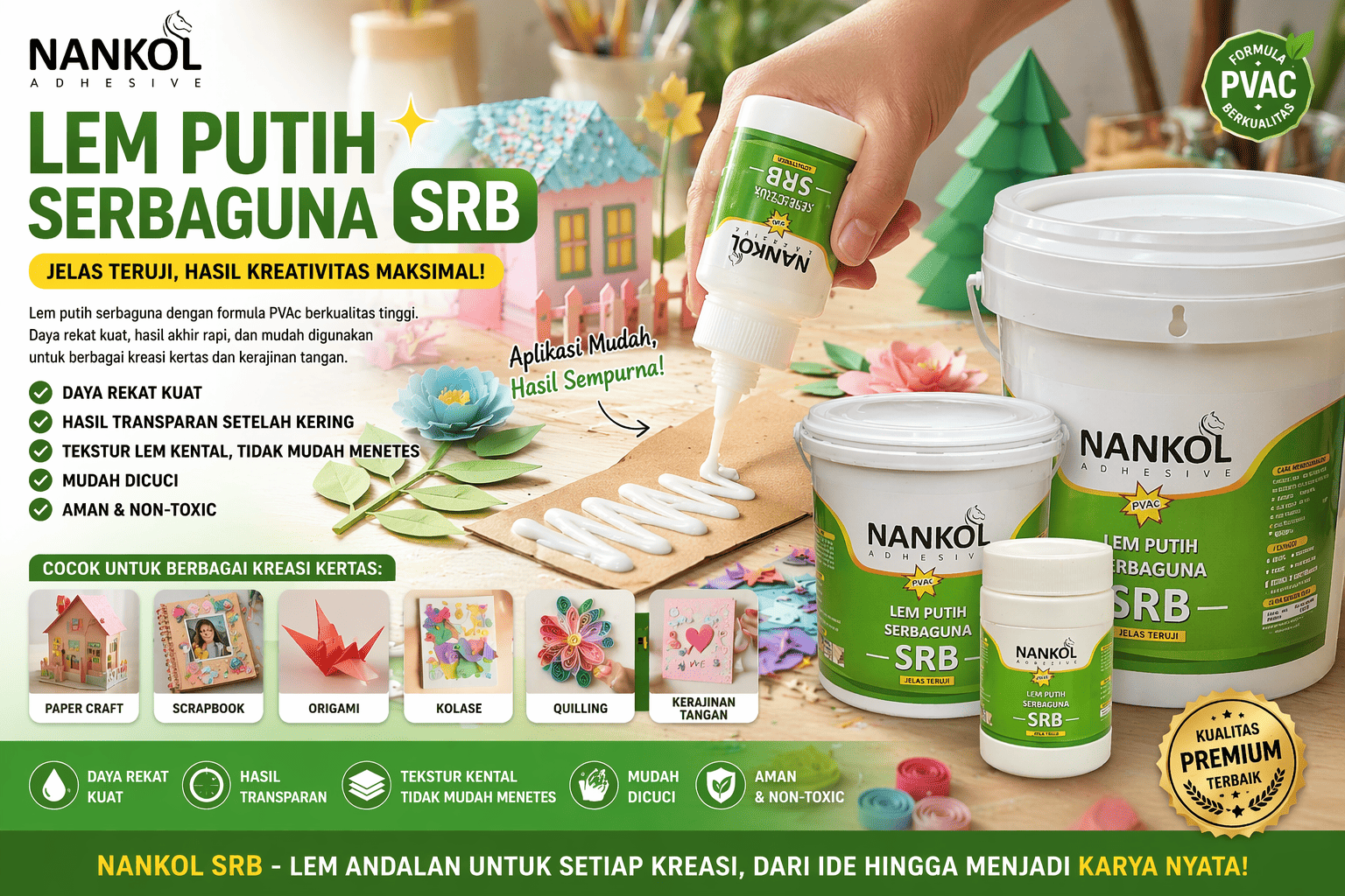 Lem Putih PVAC Nankol SRB