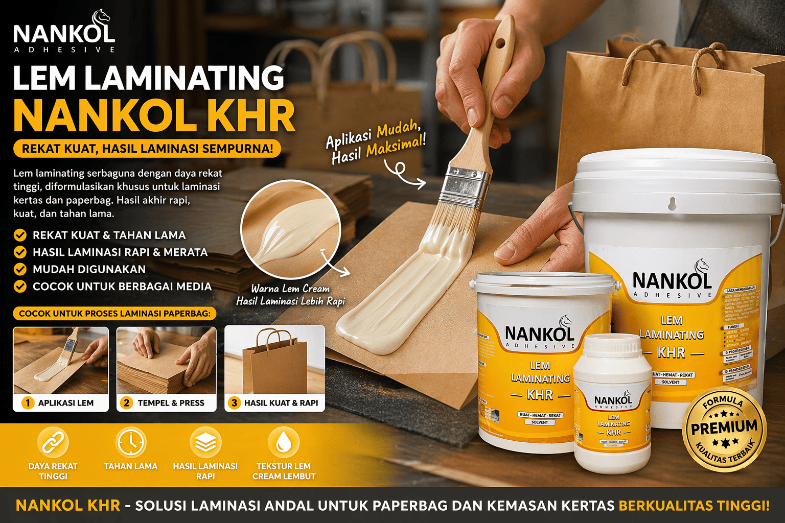 Lem Laminating Nankol KHR